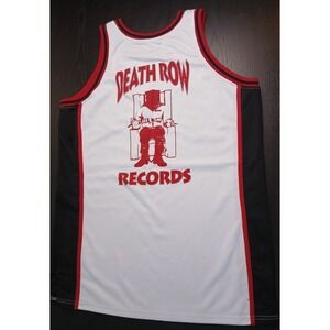 Death Row Records Basketball Jersey Mens Sz XL HGC 1991 Rap HipHop Vintage #417C